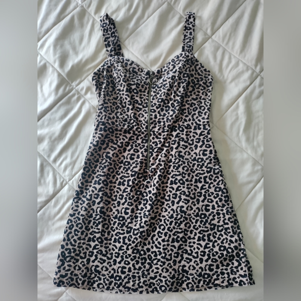 Wild Fable Leopard Print Corduroy Mini Dress